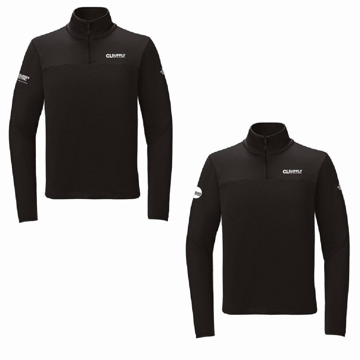 The North Face Men's Aim 1/4 Zip Fleece with C&L HVAC Logo