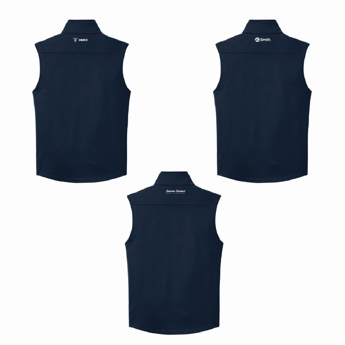 Eddie Bauer Men's Smooth Mid Layer Fleece Vest with Marks Supply Logo
