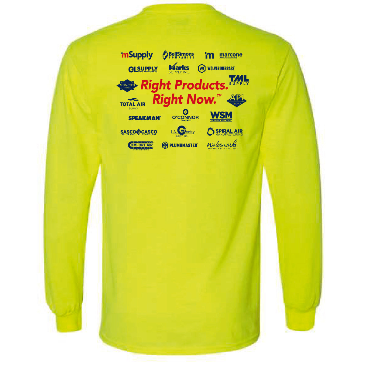 Unisex Safety Long Sleeve T-shirt