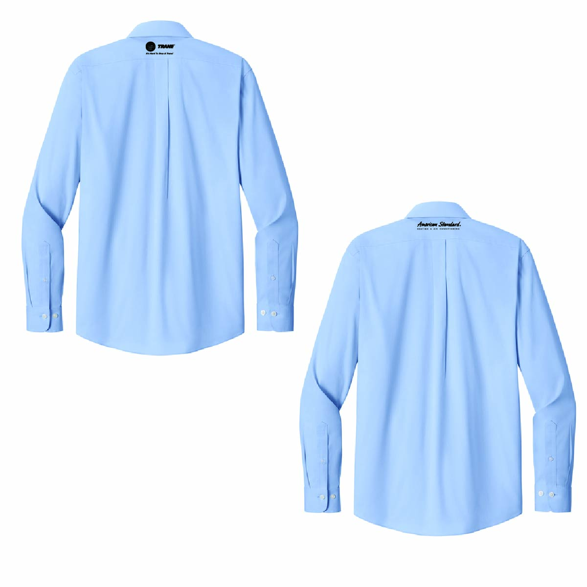 Brooks Brothers Men's Pinpoint Long Sleeve Shirt with Munch's Supply logo