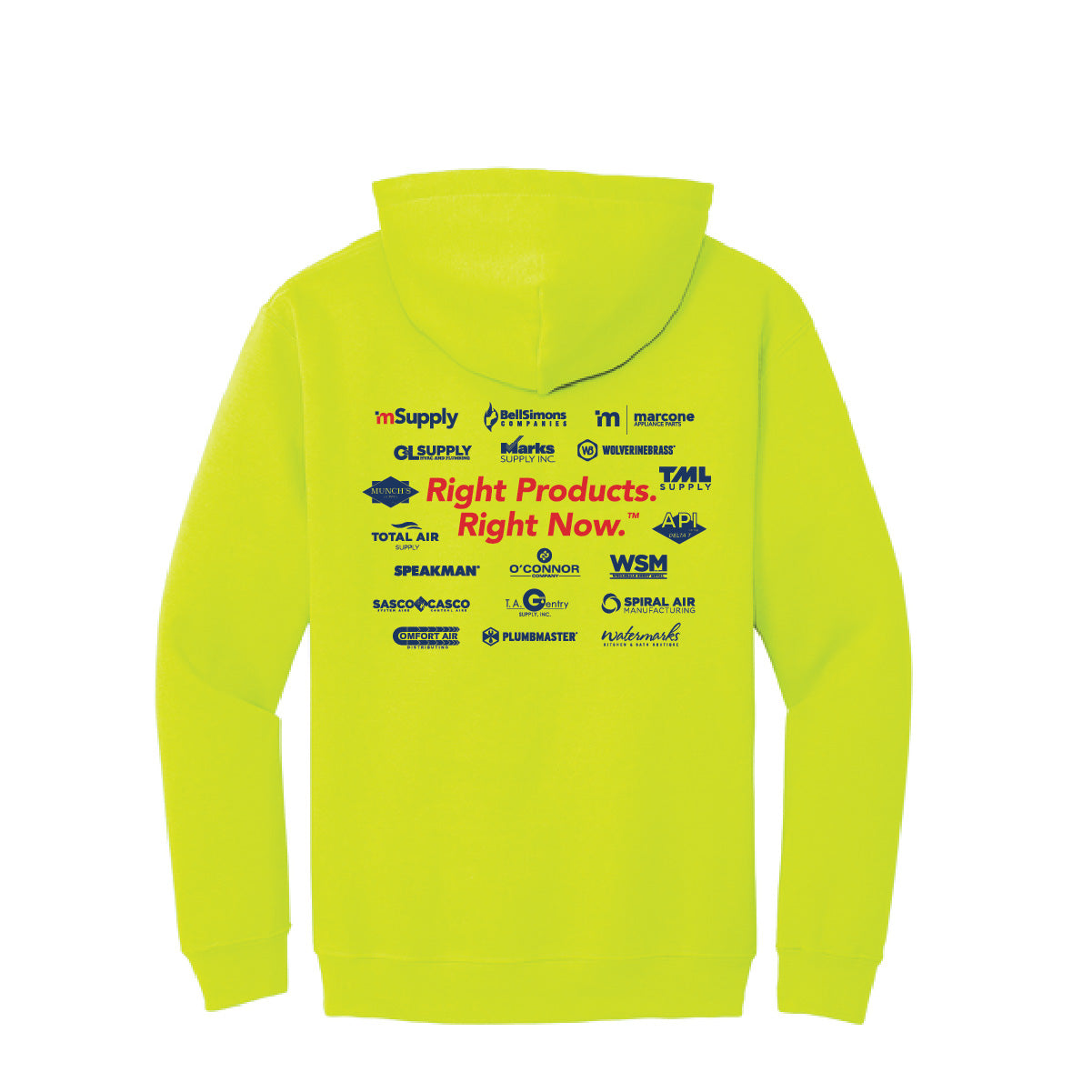 Unisex Safety Hooded Pullover Sweatshirt