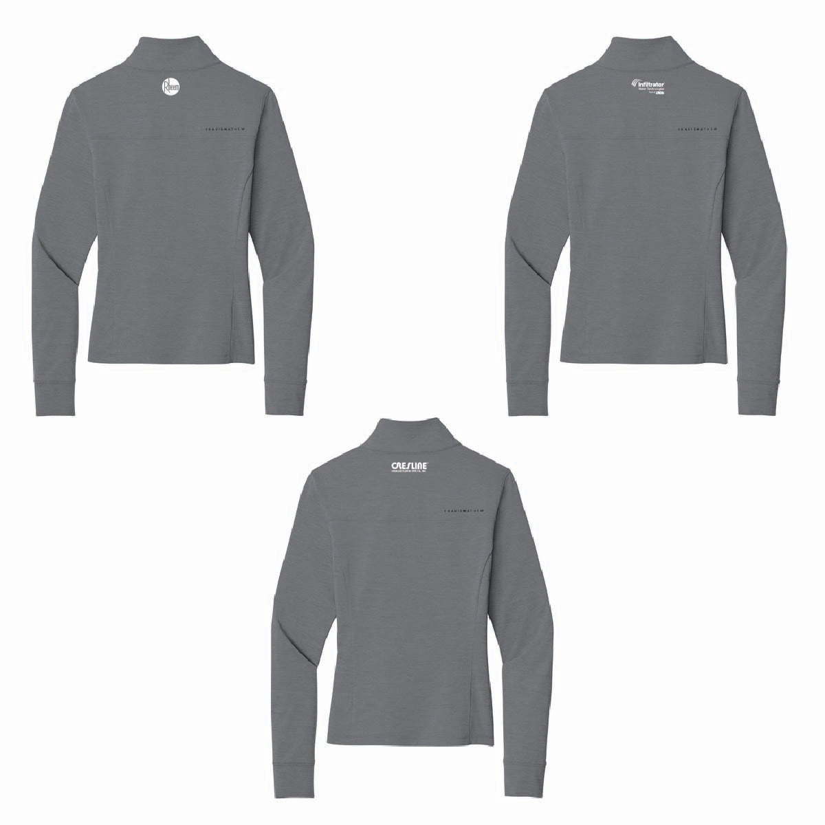 TravisMathew Women's Onward 1/4 Zip with TA Gentry Logo