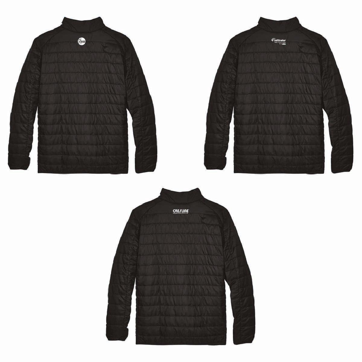 Core 365 Men's Packable Puffer Jacket with TA Gentry Logo