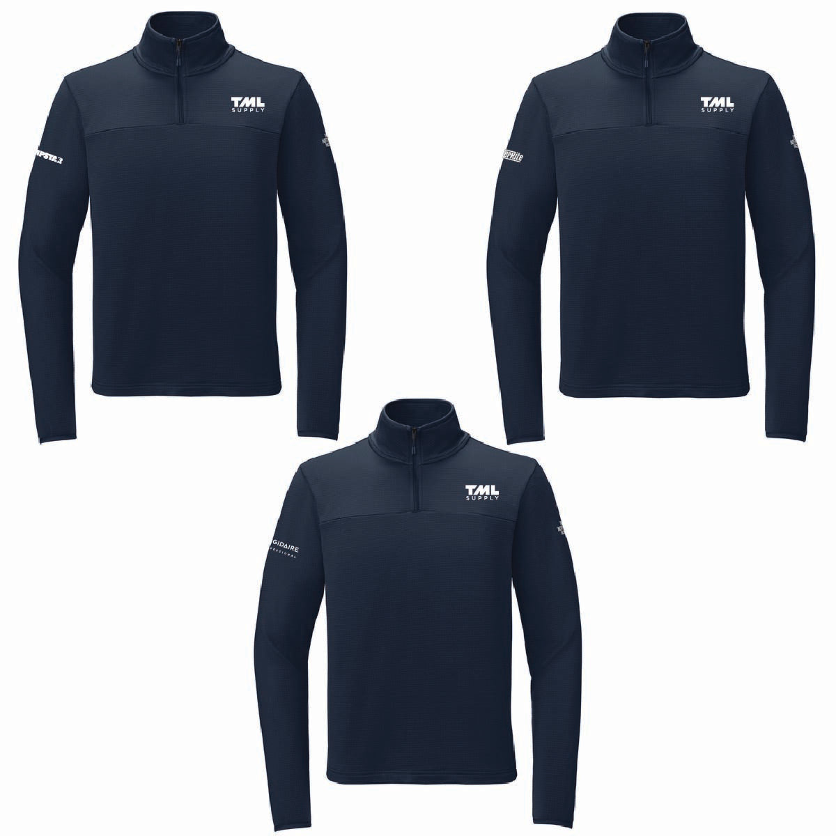 The North Face Men's Aim 1/4 Zip Fleece with TML Supply Logo