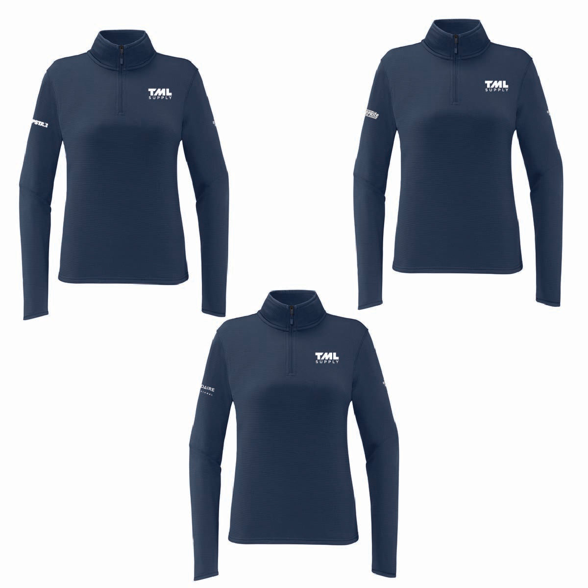 The North Face Women's Aim 1/4 Zip Fleece with TML Supply Logo