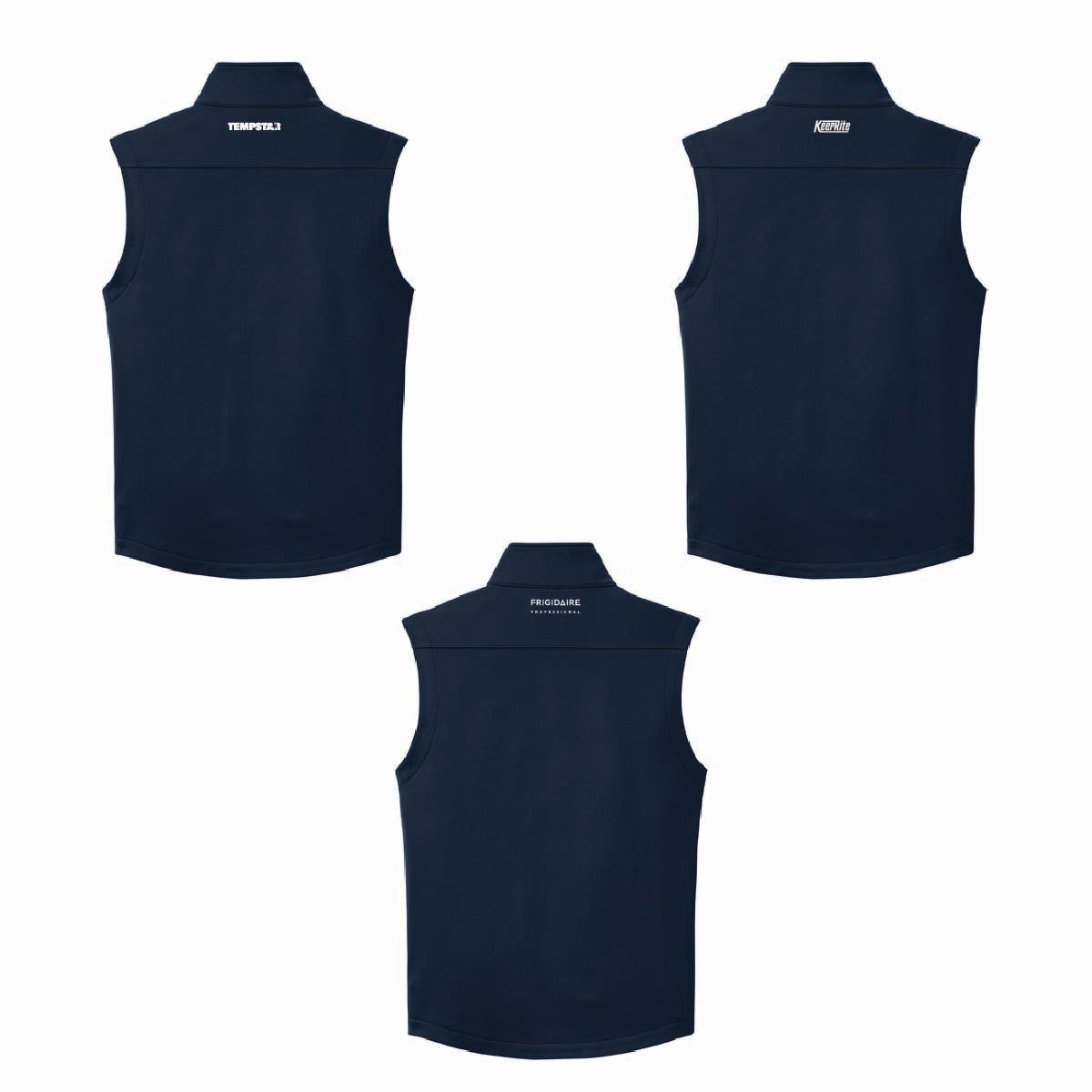 Eddie Bauer Men's Smooth Mid Layer Fleece Vest with TML Supply Logo