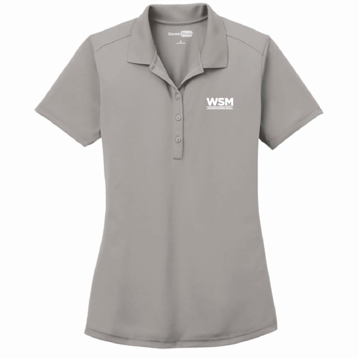 Cornerstone Women's Snag Proof Polo with WSM Logo