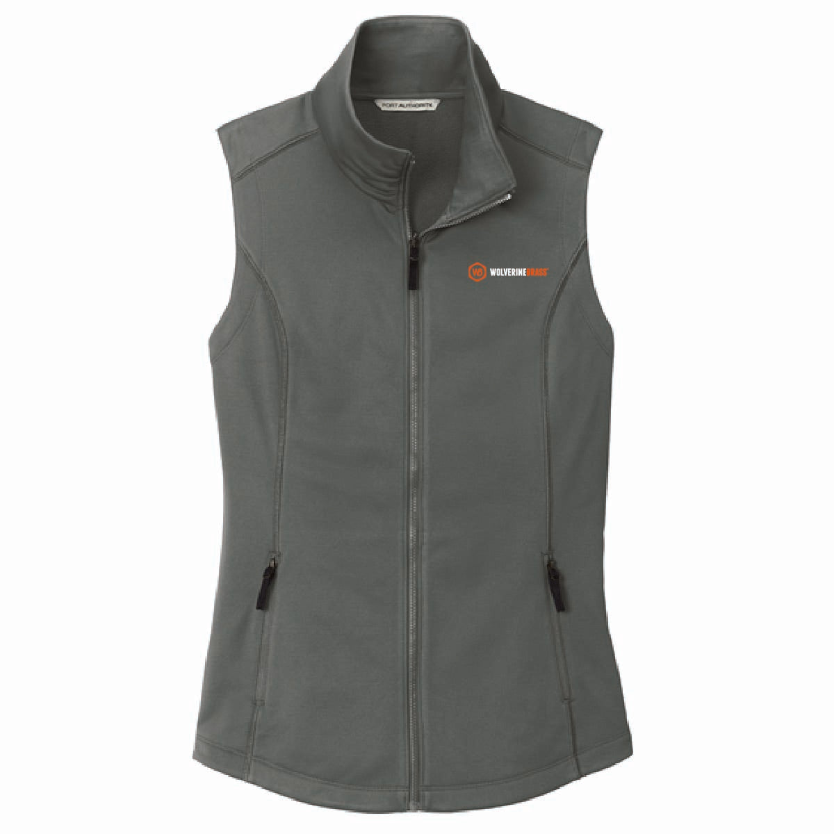 Port Authority Women's Smooth Fleece Vest with Wolverine Brass Logo