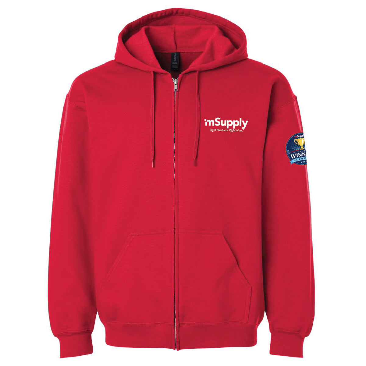 Winner's Circle Gildan Unisex Full Zip Softstyle Hooded Sweatshirt