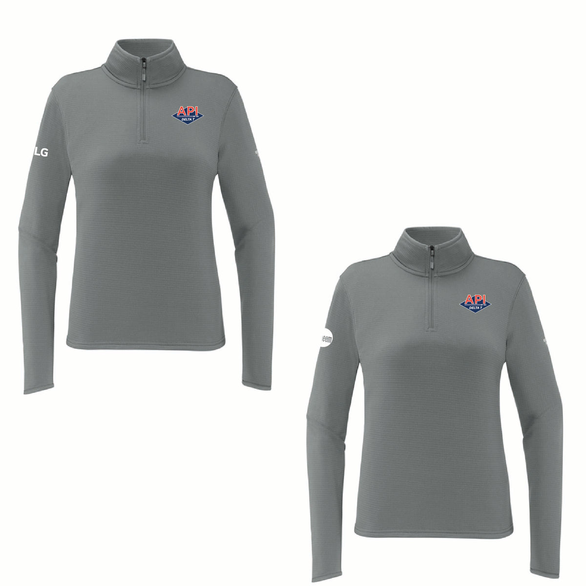 The North Face Women's Aim 1/4 Zip Fleece with API Logo