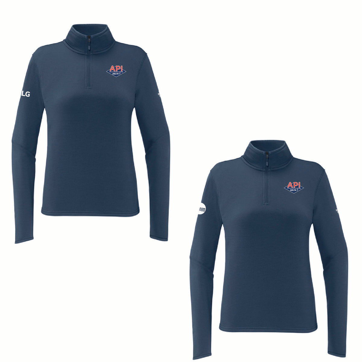 The North Face Women's Aim 1/4 Zip Fleece with API Logo