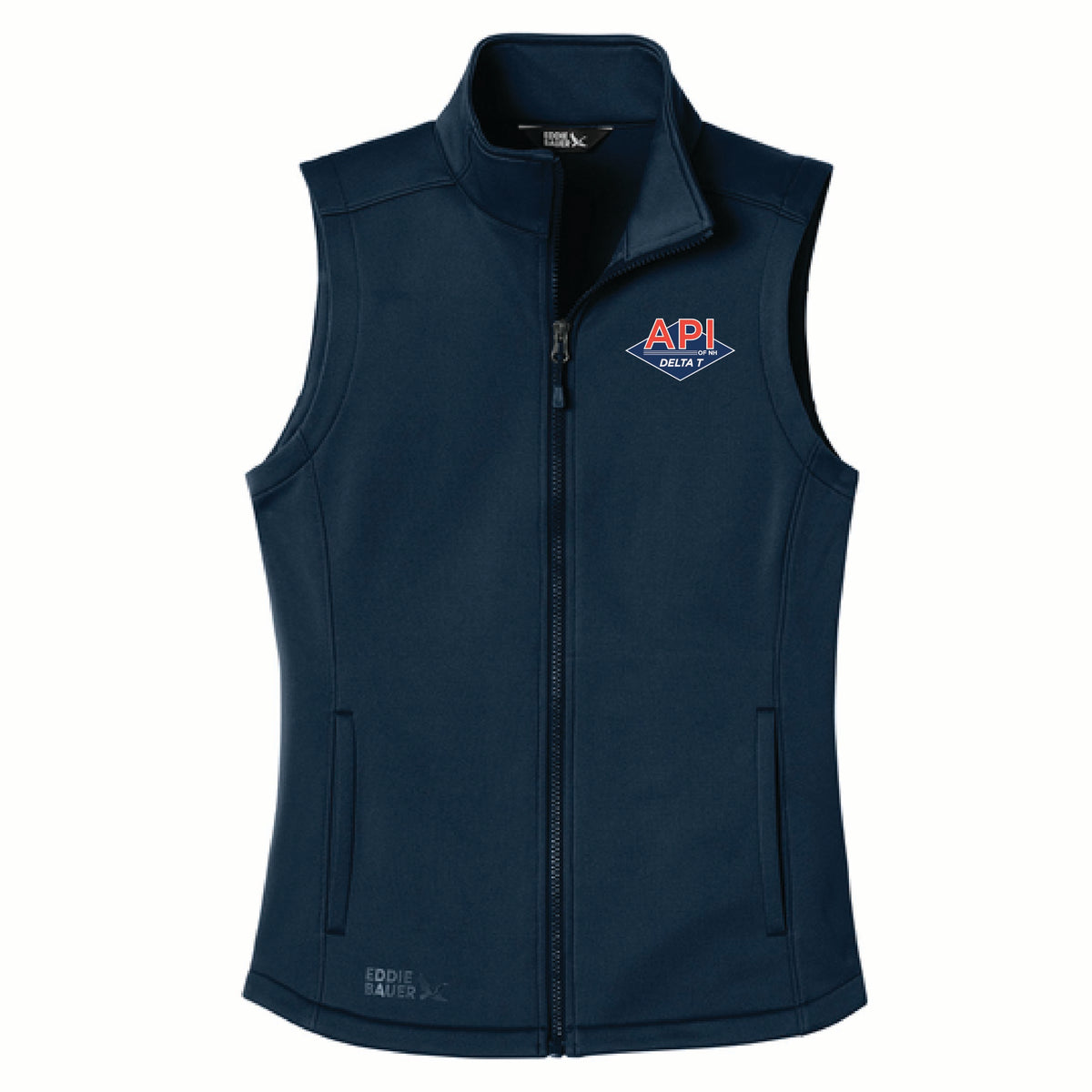 Eddie Bauer Women's Smooth Mid Layer Fleece Vest with API Logo