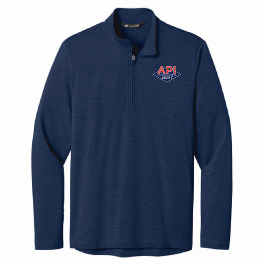 TravisMathew Men's Onward 1/4 Zip with API Logo