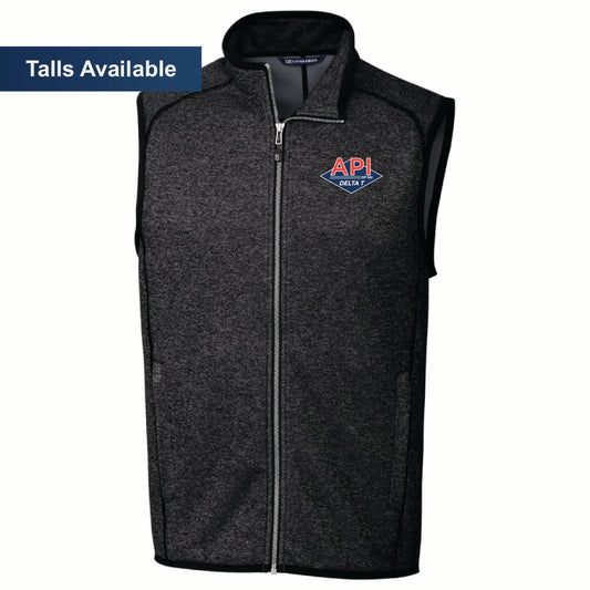 Cutter & Buck Men's Sweater-Knit Vest with API Logo