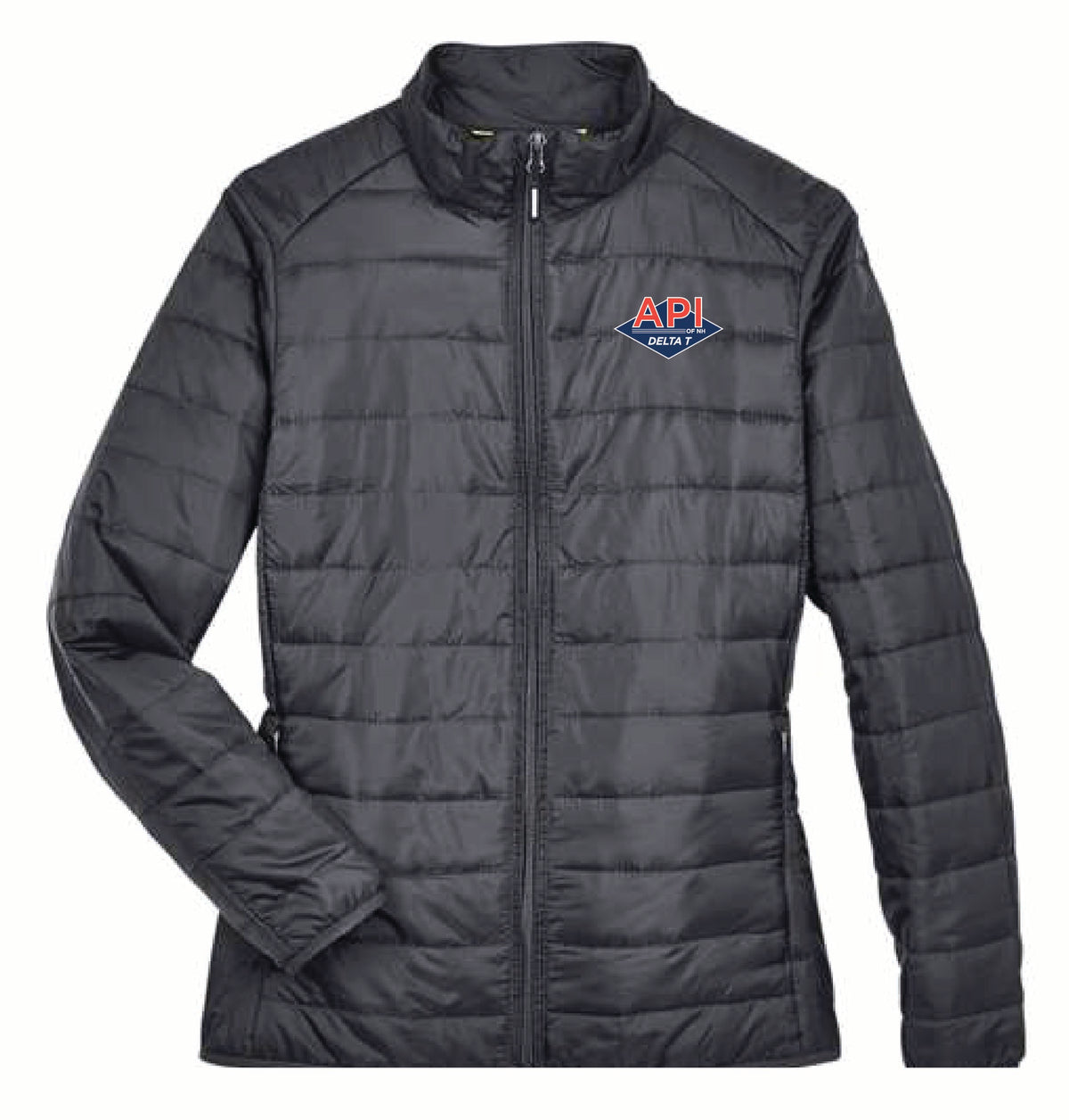 Core 365 Women's Packable Puffer Jacket with API Logo