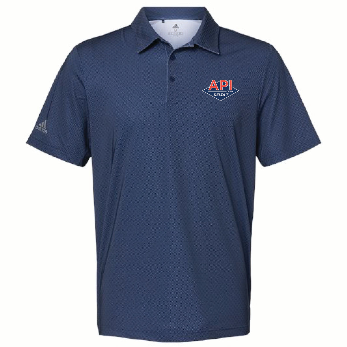 Adidas Men's Ultimate Diamond Print Polo with API Logo