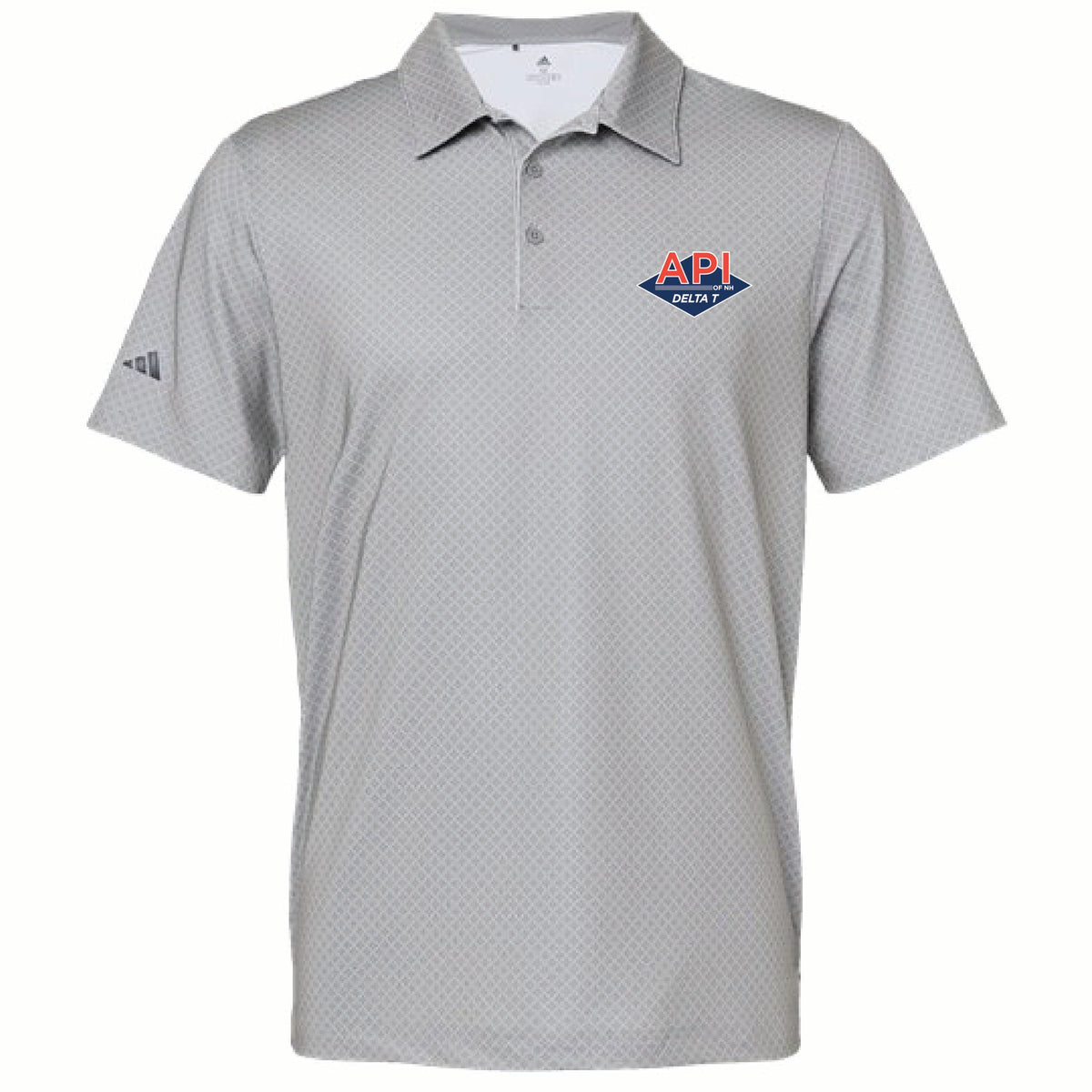 Adidas Men's Ultimate Diamond Print Polo with API Logo
