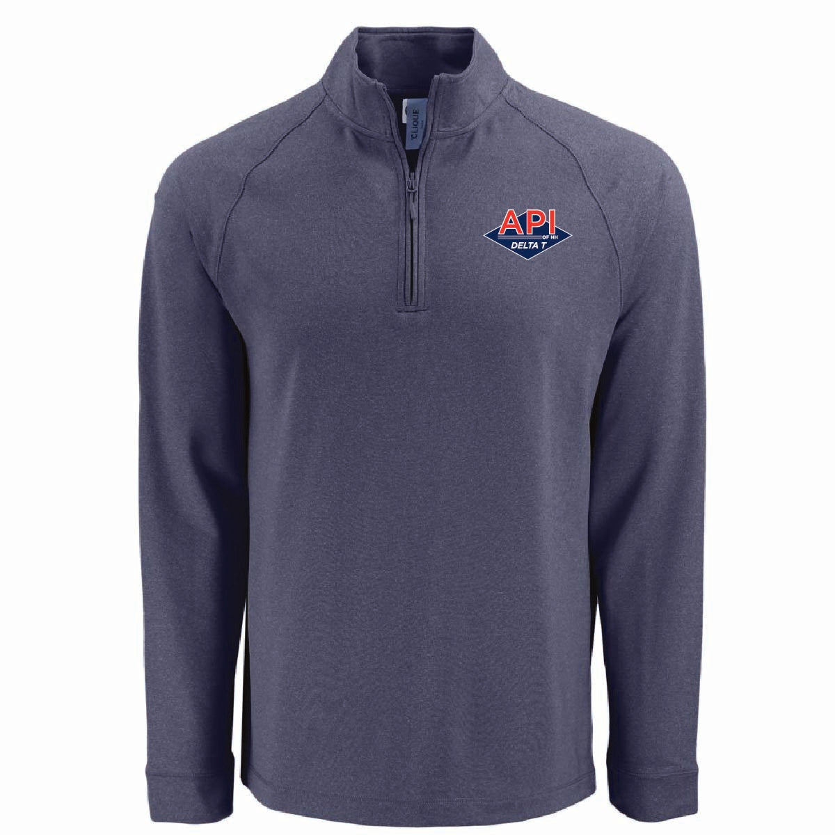 Clique by Cutter Men's Dash 1/4 Zip Sweatshirt with API Logo