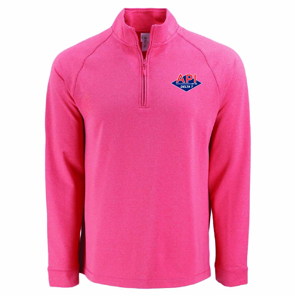 Clique by Cutter Men's Dash 1/4 Zip Sweatshirt with API Logo