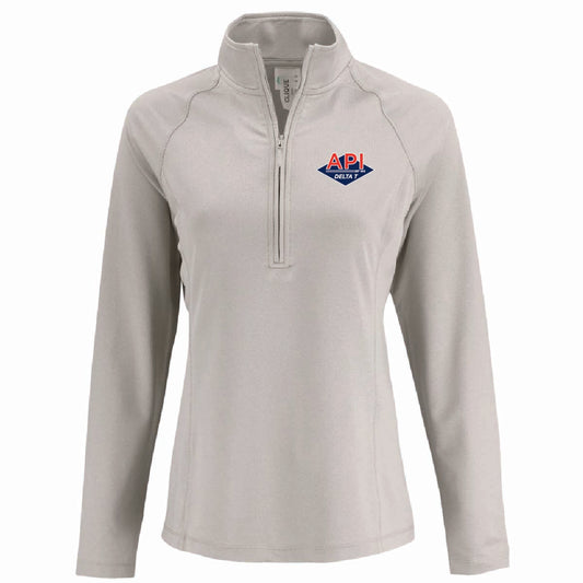 Clique by Cutter Women's Dash 1/4 Zip Sweatshirt with API Logo