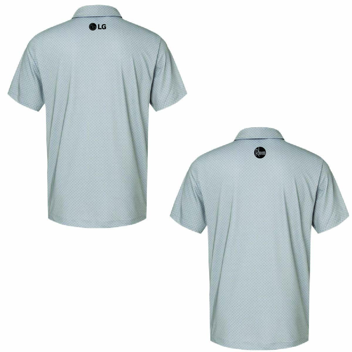 Adidas Men's Ultimate Diamond Print Polo with API Logo