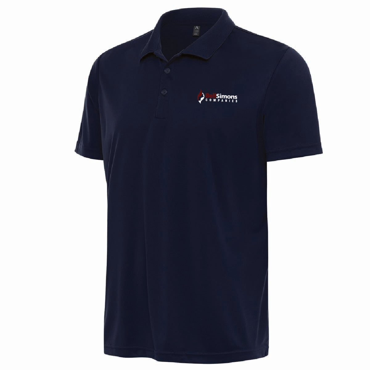 Antigua Men's Flex Polo with BellSimons Logo