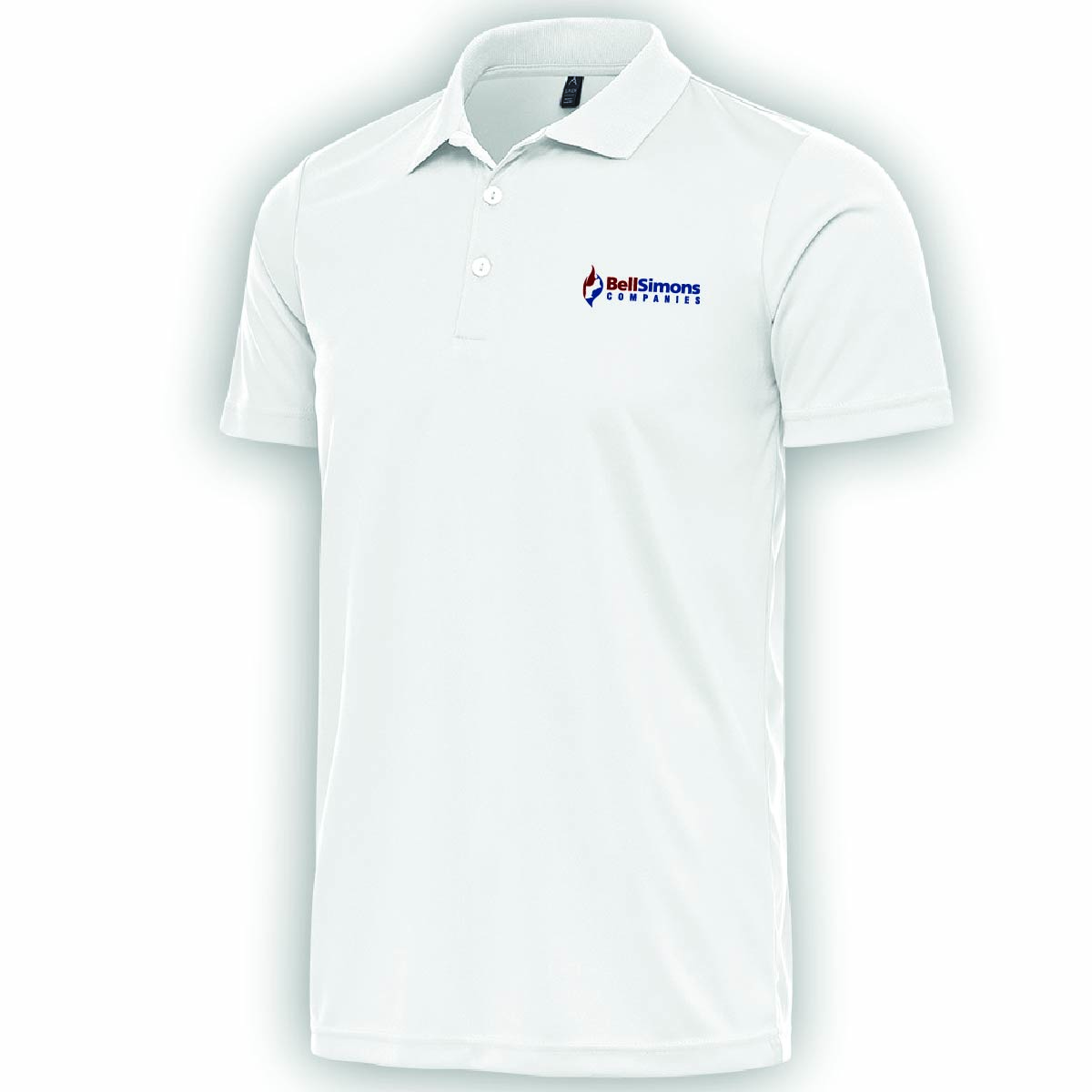 Antigua Men's Flex Polo with BellSimons Logo