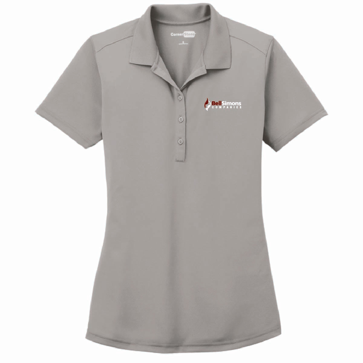 Cornerstone Women's Snag Proof Polo with BellSimons Logo