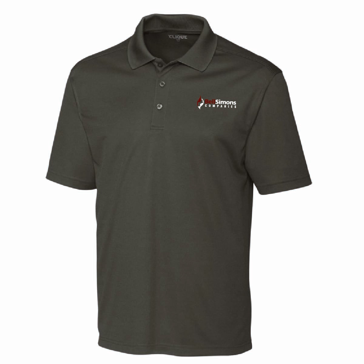 Clique by Cutter Men's Spin Performance Polo with BellSimons Logo