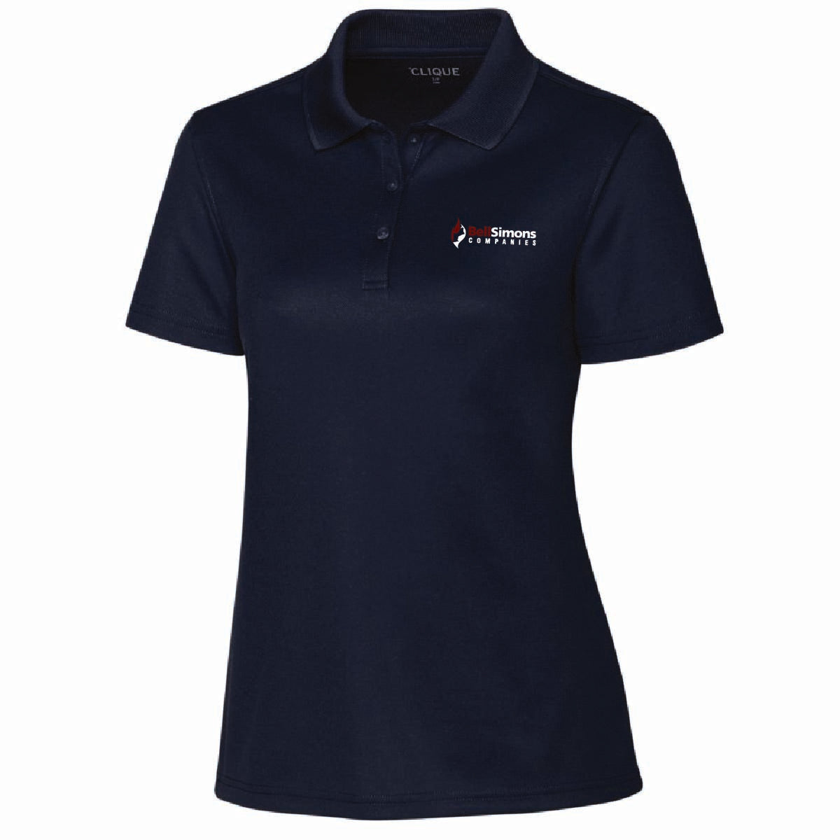 Clique by Cutter Women's Spin Performance Polo with BellSimons Logo
