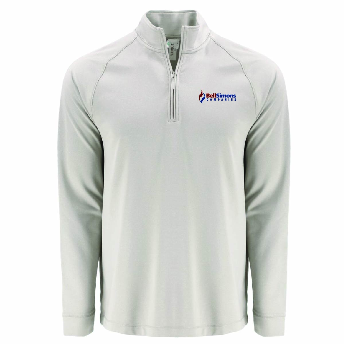 Clique by Cutter Men's Dash 1/4 Zip Sweatshirt with BellSimons Logo
