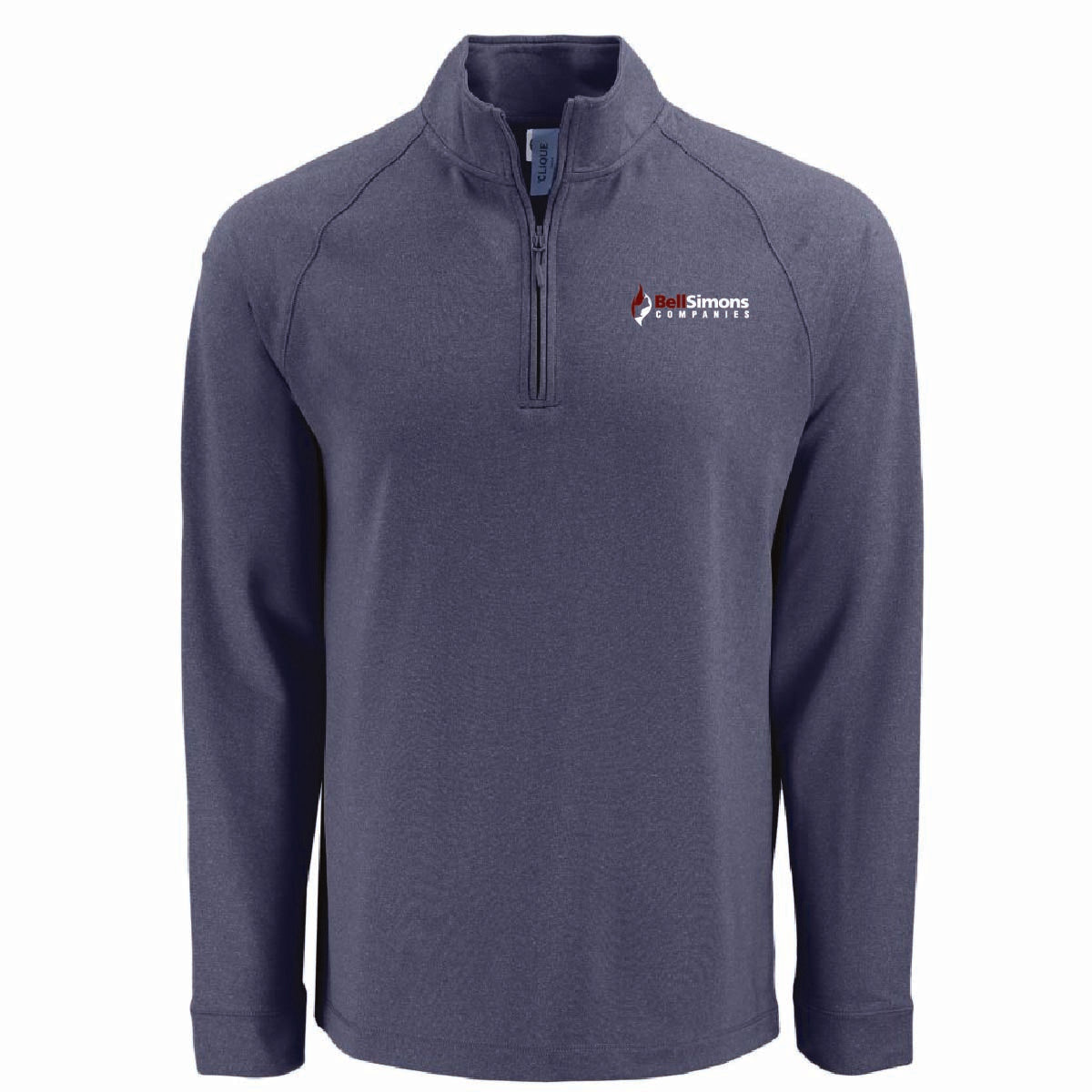 Clique by Cutter Men's Dash 1/4 Zip Sweatshirt with BellSimons Logo