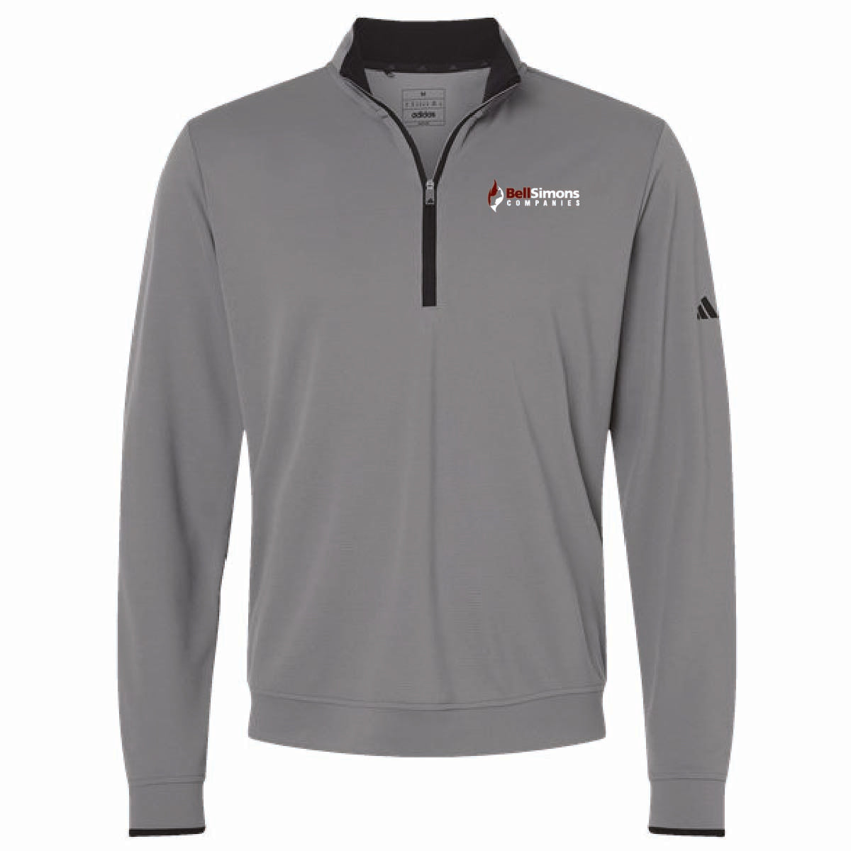 Adidas Men's Lightweight 1/4 Zip Pullover with BellSimons Logo