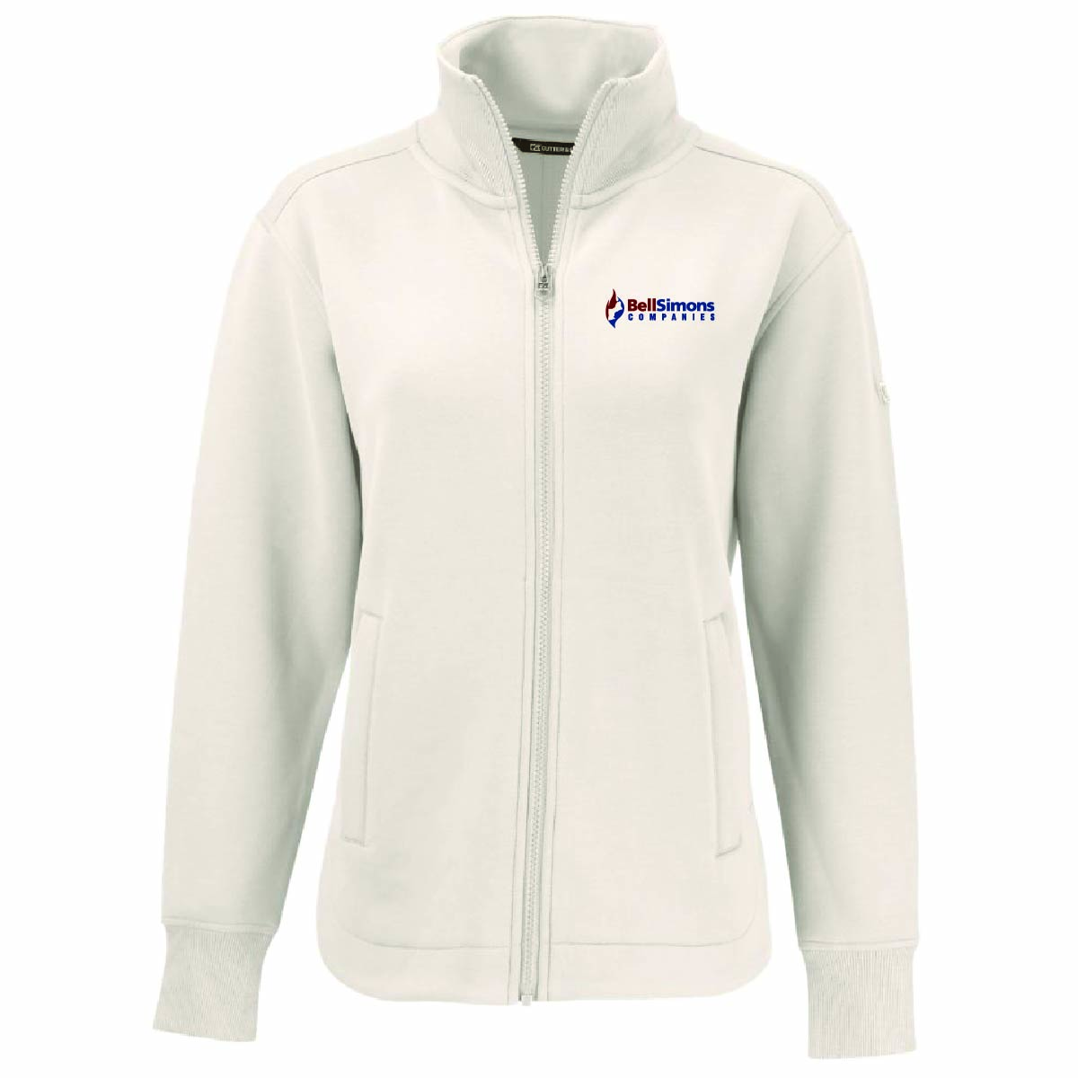 Cutter & Buck Women's Roam Full Zip Jacket with BellSimons Logo
