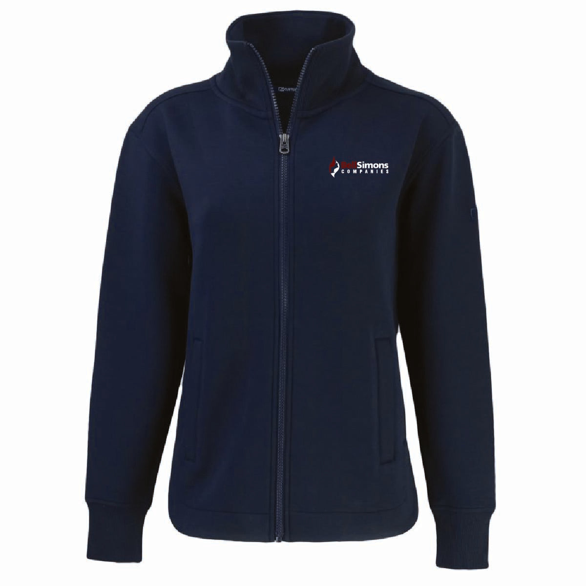 Cutter & Buck Women's Roam Full Zip Jacket with BellSimons Logo
