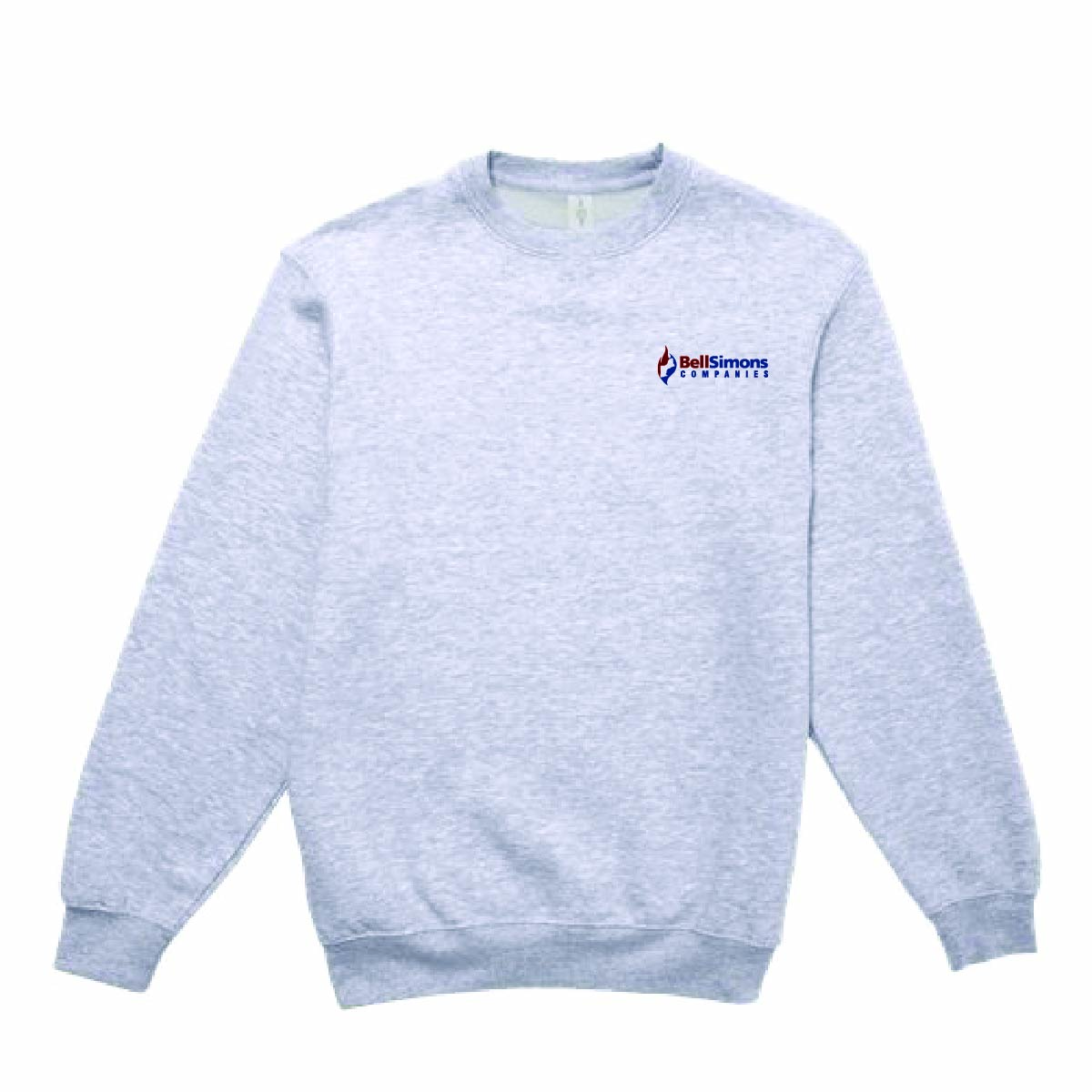 Lane 7 Unisex Premium Crewneck Sweatshirt with BellSimons Logo