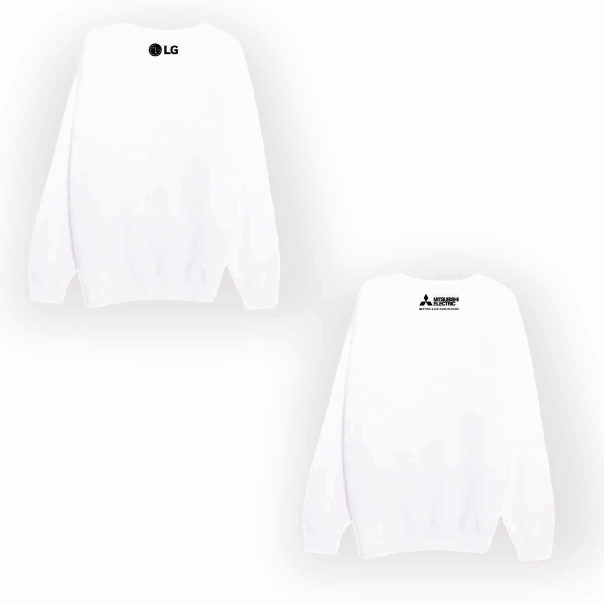 Lane 7 Unisex Premium Crewneck Sweatshirt with BellSimons Logo