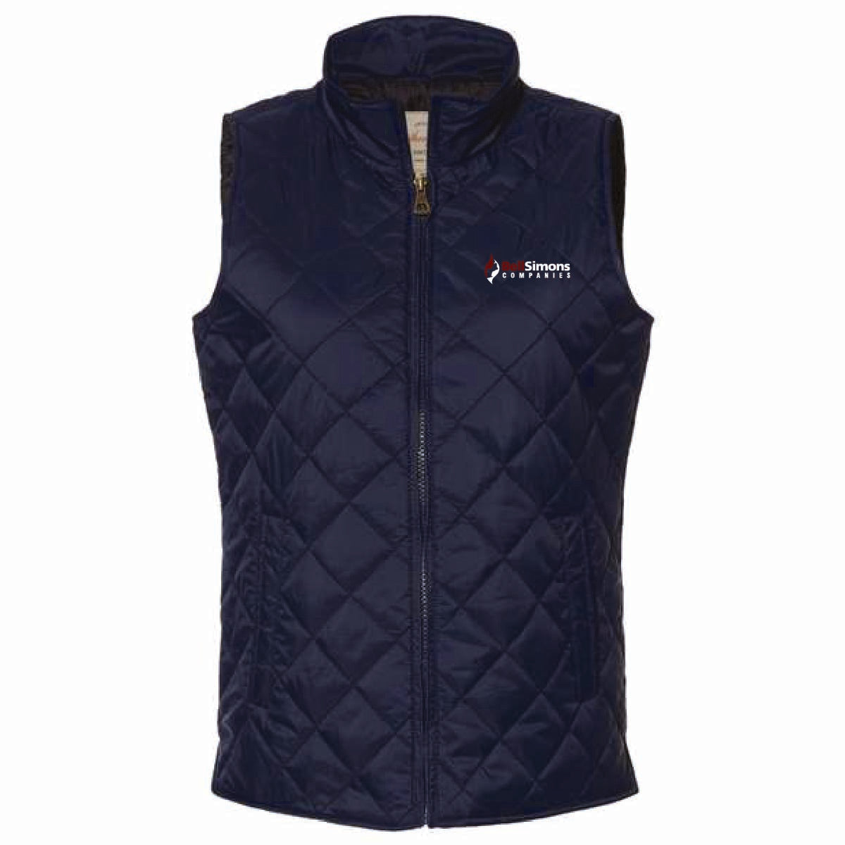 Weatherproof Women's Vintage Diamond Quilted Vest with BellSimons Logo