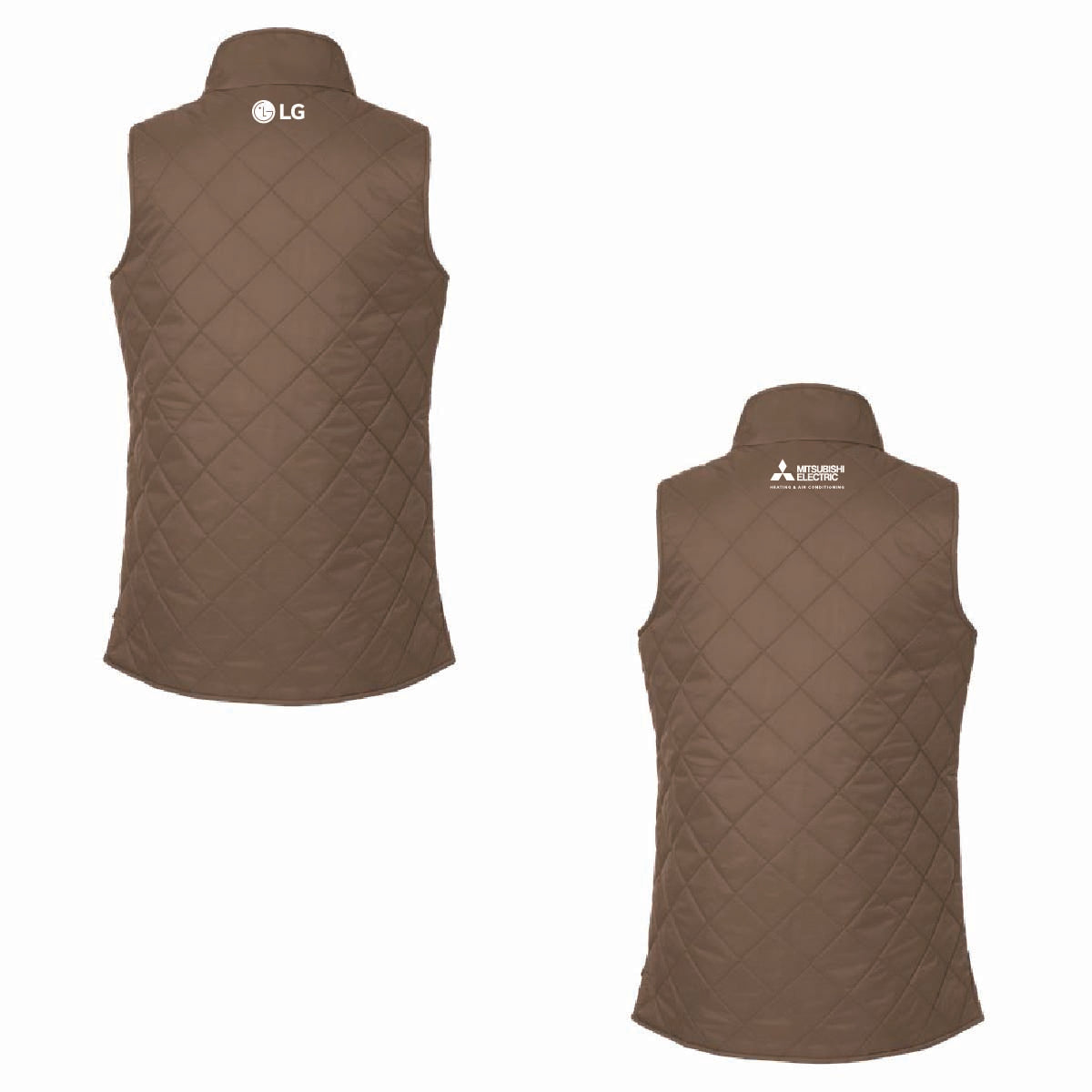 Weatherproof Women's Vintage Diamond Quilted Vest with BellSimons Logo