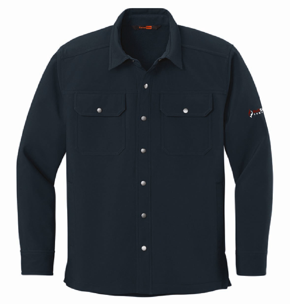 Cornerstone Men's Soft Shell Shirt Jacket with BellSimons Logo