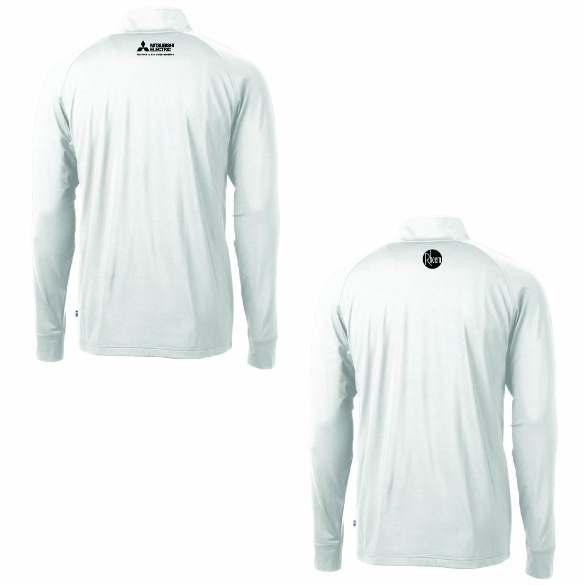 Cutter & Buck Men's Eco Stretch 1/4 Zip with C&L HVAC Logo
