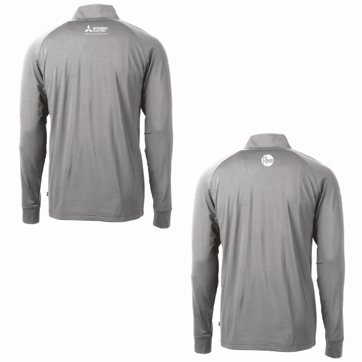 Cutter & Buck Men's Eco Stretch 1/4 Zip with C&L HVAC Logo