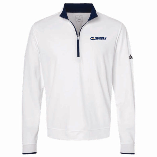 Adidas Men's Lightweight 1/4 Zip Pullover with C&L HVAC Logo