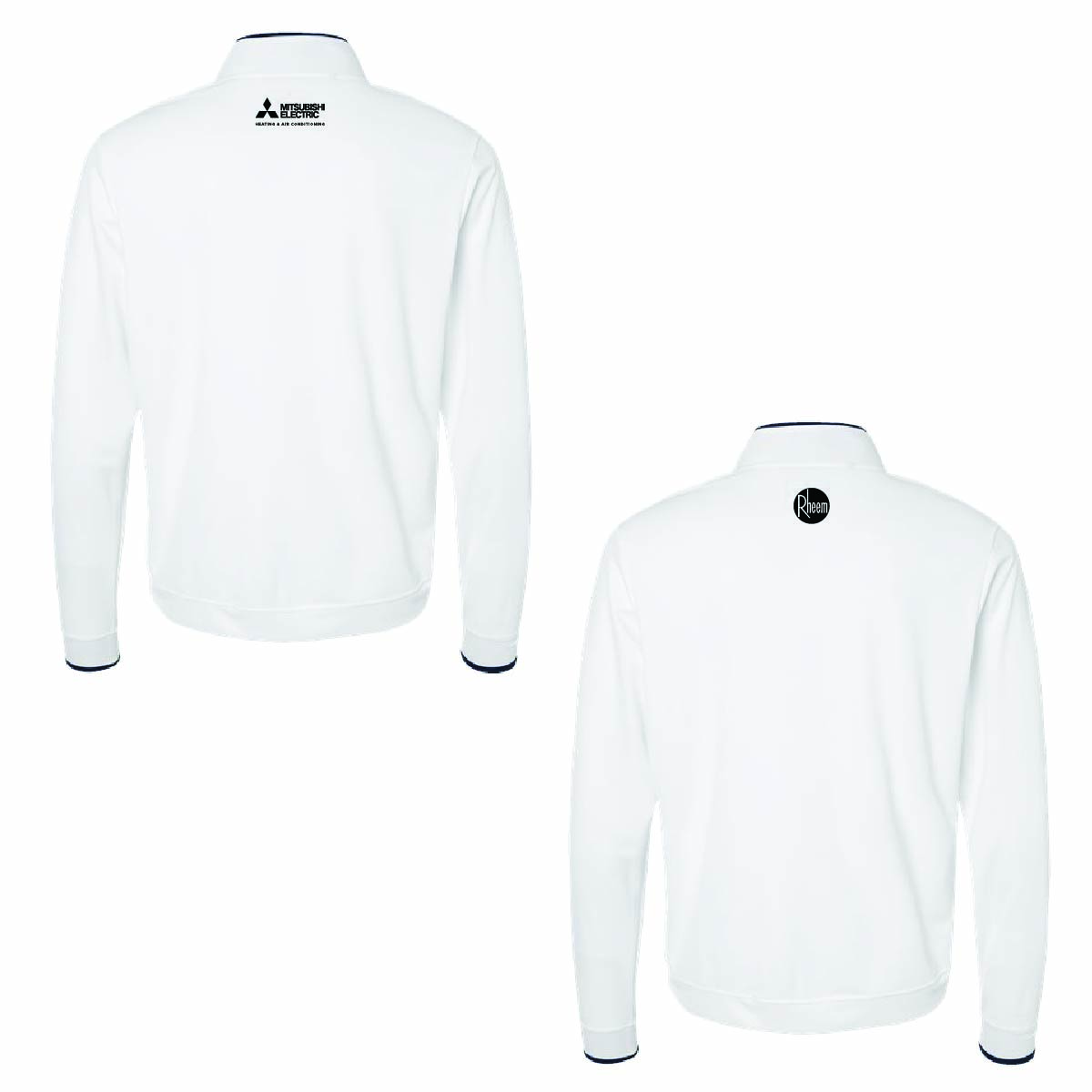 Adidas Men's Lightweight 1/4 Zip Pullover with C&L HVAC Logo