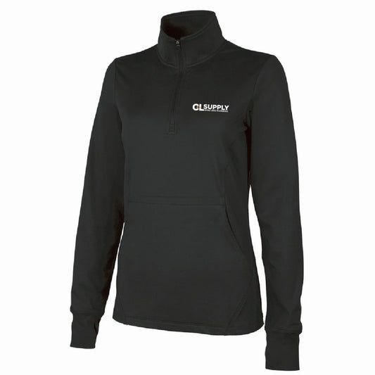 Charles River Women's Nu Fitness Pullover with C&L HVAC Logo
