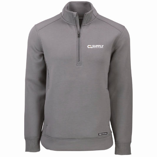 Cutter & Buck Men's Roam 1/4 Zip Pullover with C&L HVAC Logo