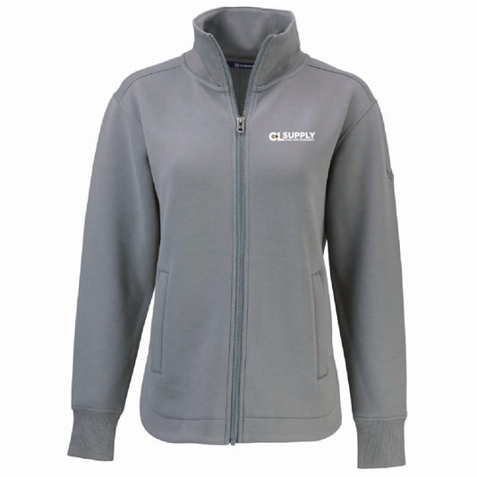 Cutter & Buck Women's Roam Full Zip Jacket with C&L HVAC Logo