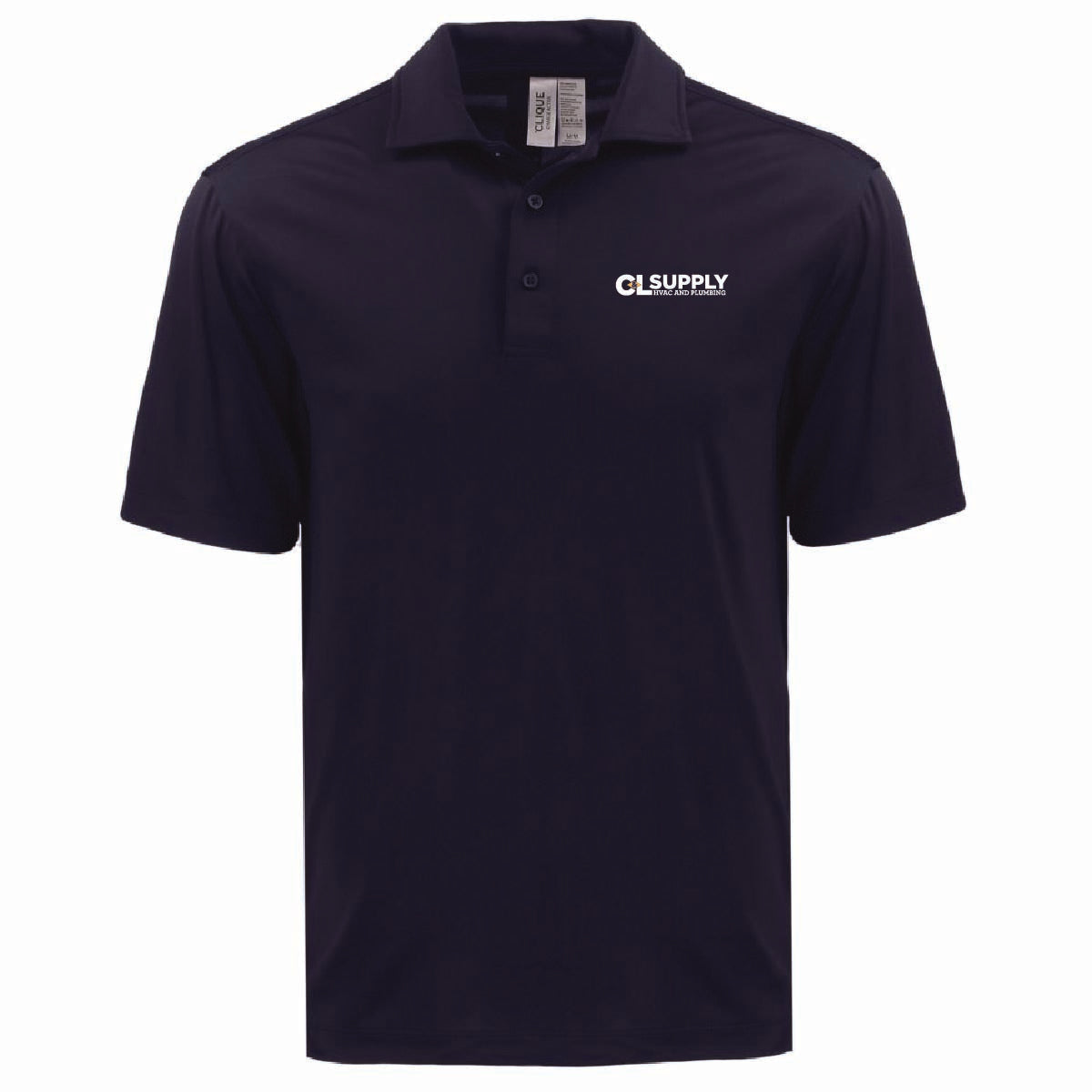 Clique by Cutter Men's Charge Active Polo with C&L HVAC Logo