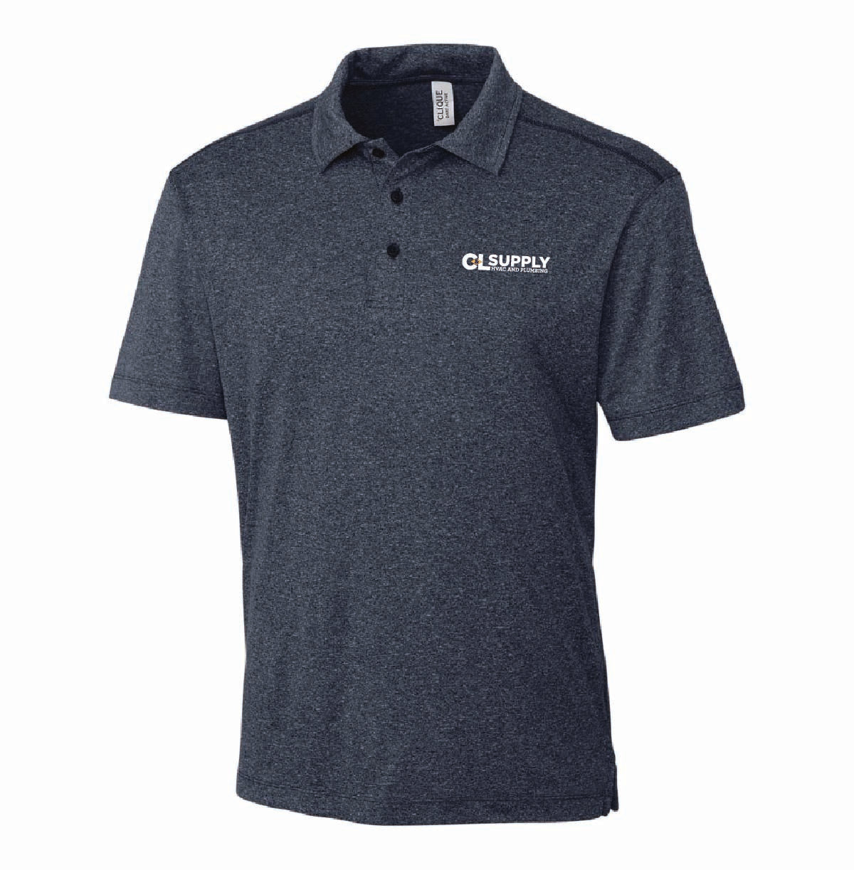 Clique by Cutter Men's Charge Active Polo with C&L HVAC Logo