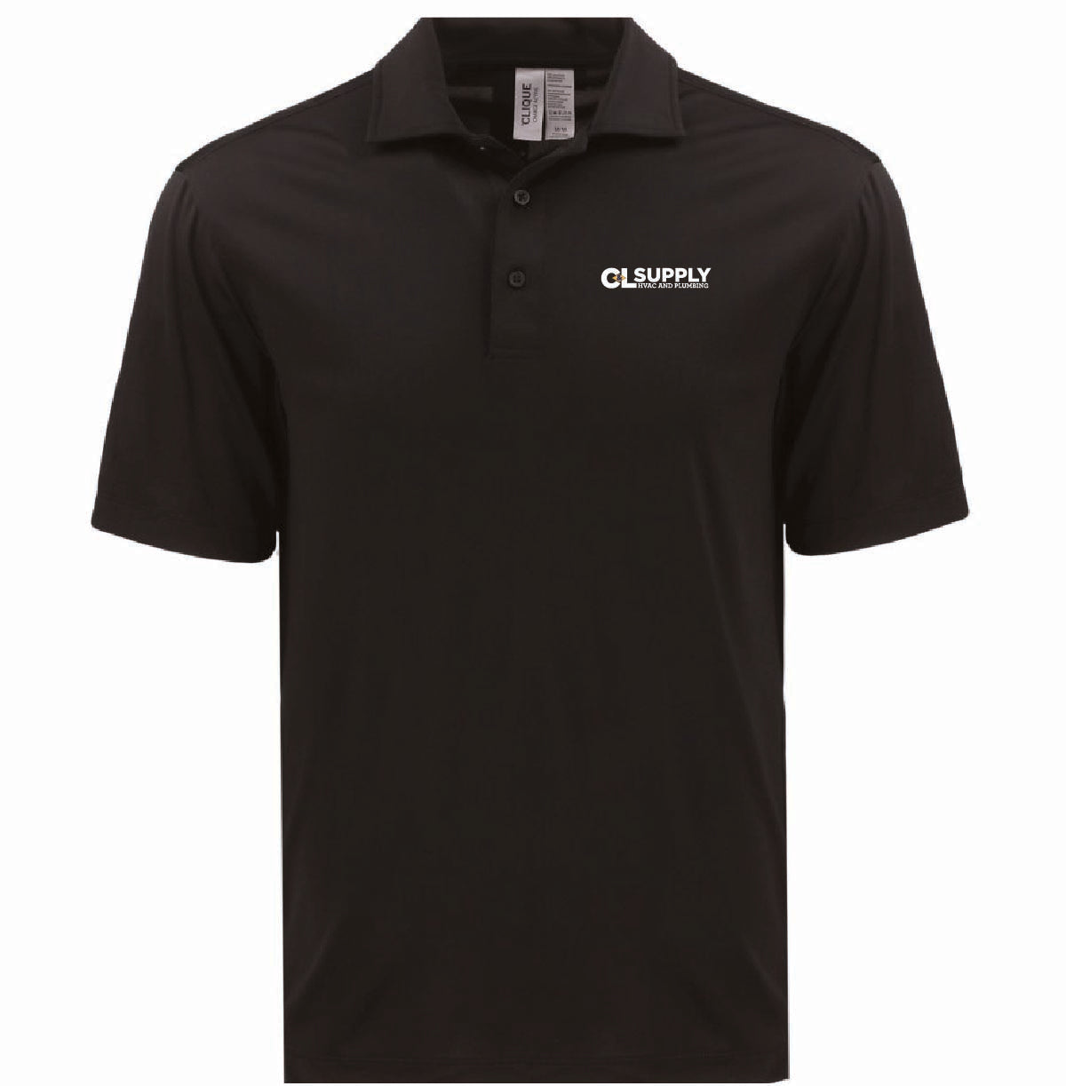 Clique by Cutter Men's Charge Active Polo with C&L HVAC Logo